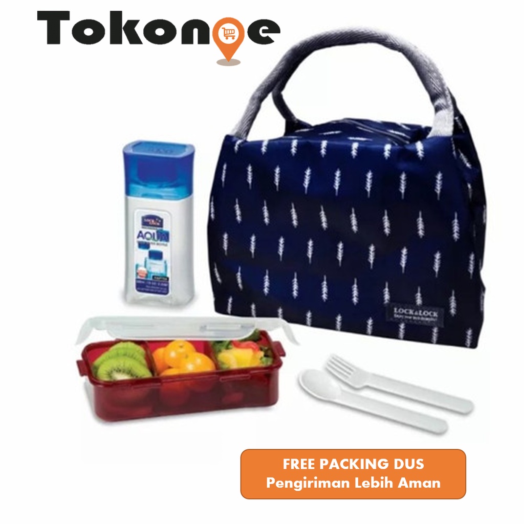 Jual LOCK N LOCK Lunch Bag Set by Philips Shopee Indonesia