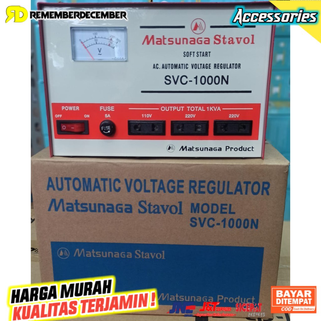 Jual Stabilizer Matsunaga Watt Watt W Stavol Svc N Shopee Indonesia