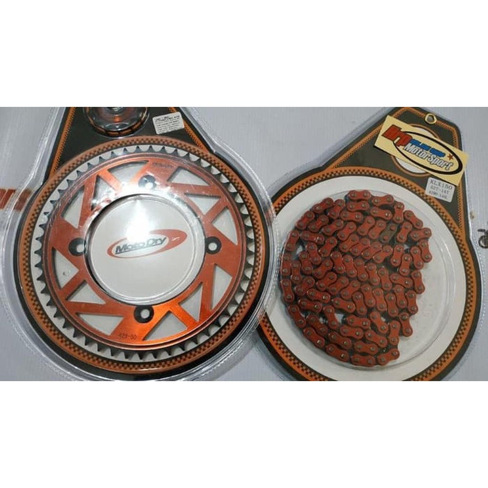 Jual Promo GIR SET GIGI TARIK KOMPLIT GEAR SET KAWASAKI KLX 150 MOTODRY