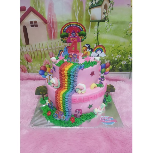 Jual kue ulang tahun kuda pony tingkat | Shopee Indonesia