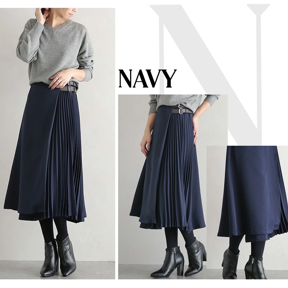 Jual Rok Plisket Premium Panjang Terbaru Lipatan Besar Import Korea ...