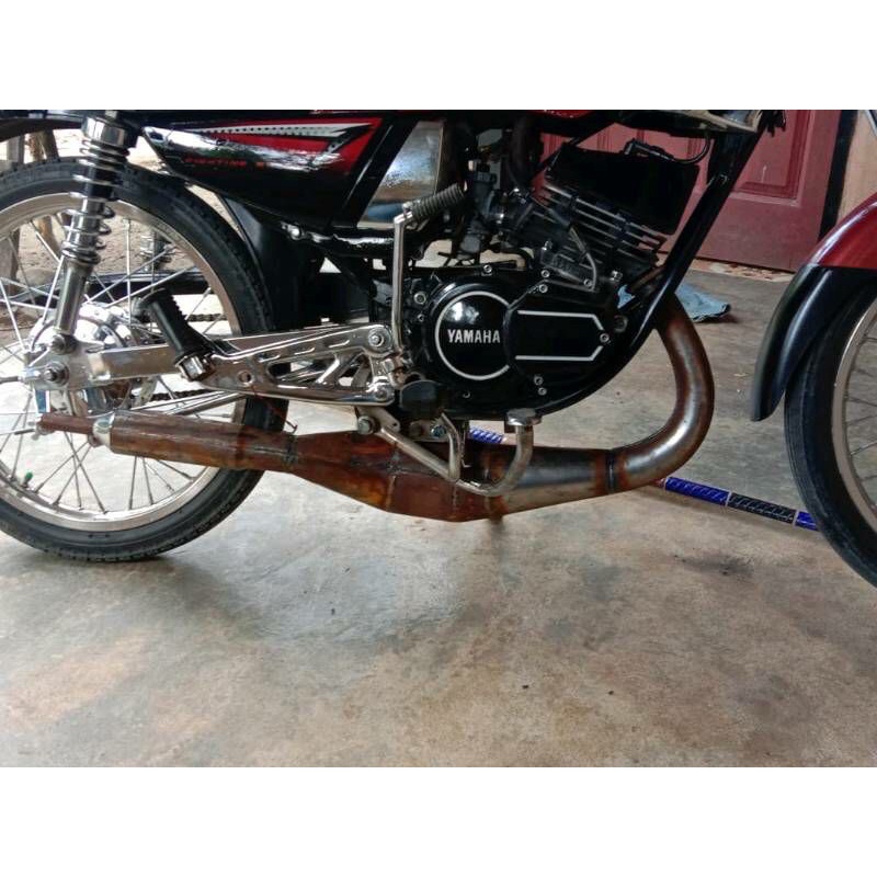 Jual Knalpot Kolong Rx King Model Plipit L38 Original O2 Project