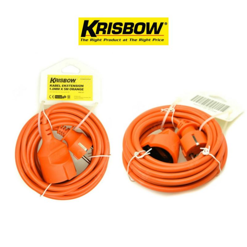 Jual Krisbow Kabel sambungan / extension cable / Kabel serabut / kabel ...