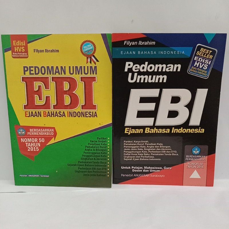 Jual BUKU BELAJAR PEDOMAN UMUM EBI'EJAAN BAHASA INDONESIA' | Shopee ...