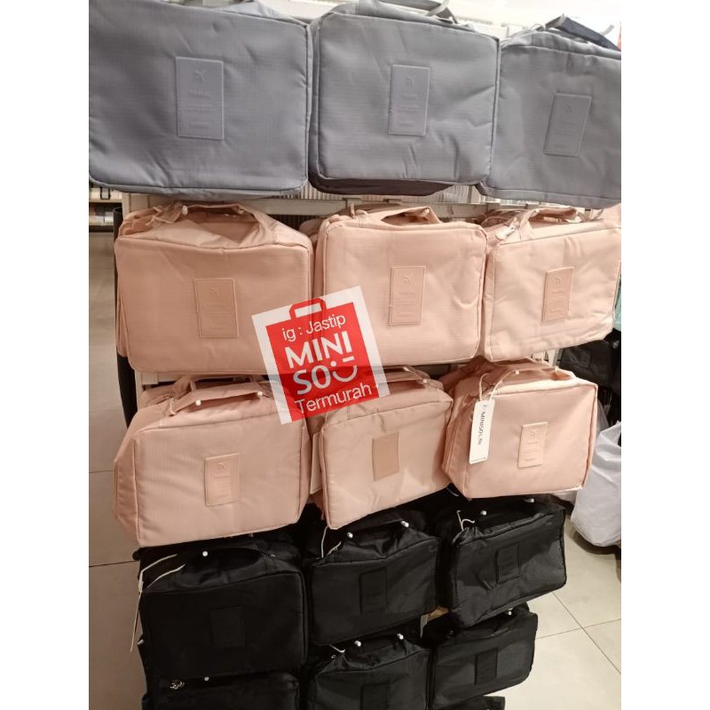 Jual MINISO TRAVEL STORAGE BAG (21x17x8cm) Shopee Indonesia