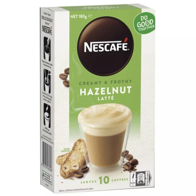 Jual Nescafe Gold Australia Blend Mocha Caramel Hazelnut Sachet 10 ...