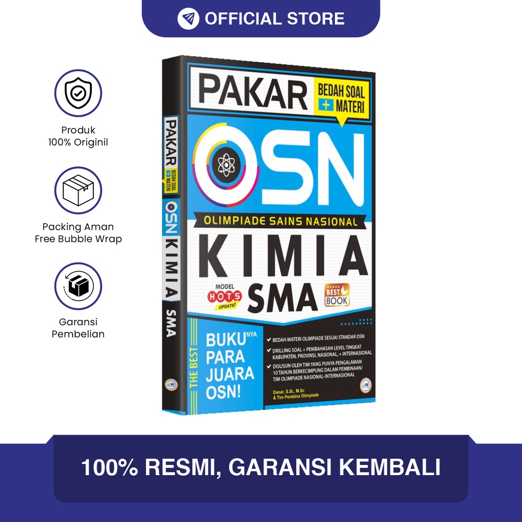 Jual Buku Olimpiade OSN KSN Kimia SMA HOTS Terlengkap Terbaru | Shopee ...