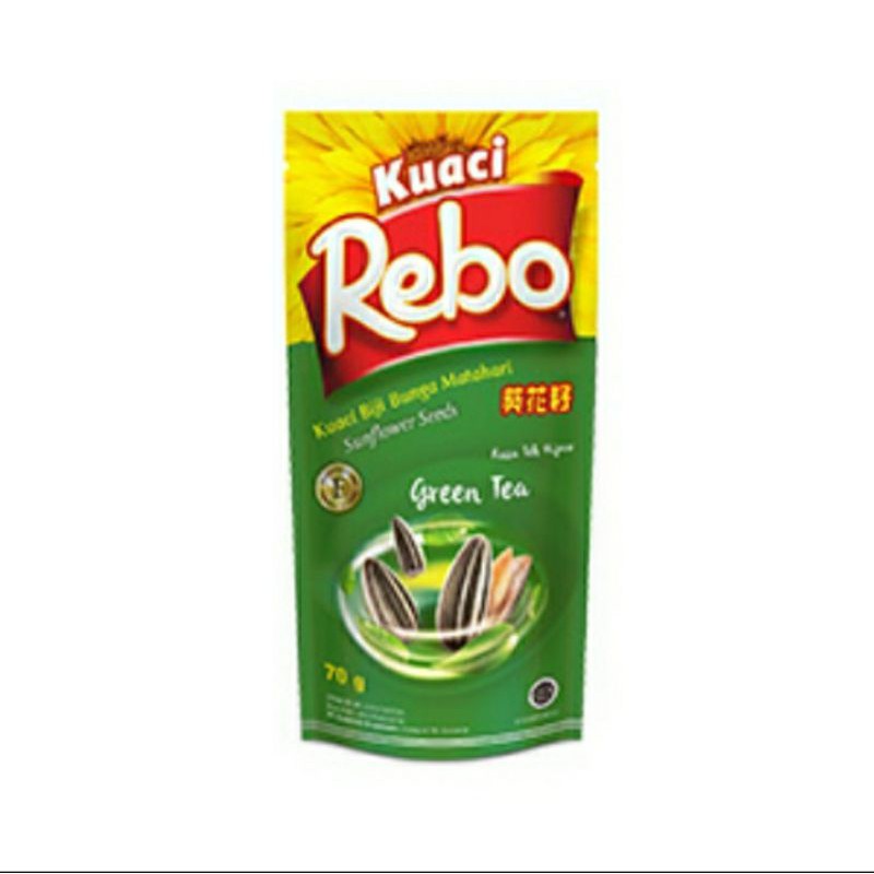 Jual Kuaci Rebo Green Tea 70 Gr Shopee Indonesia