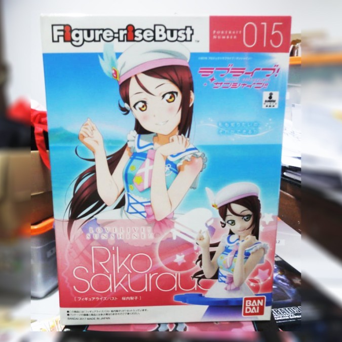 Model Kit - Figure-rise Bust - Love Live Sunshine - 15 Riko Sakurauchi - Bandai Namco - Non assemblé