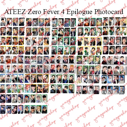 Jual [READY / SET] ATEEZ ZERO FEVER 4 EPILOGUE ATZZ PHOTOCARD FAN MADE ...