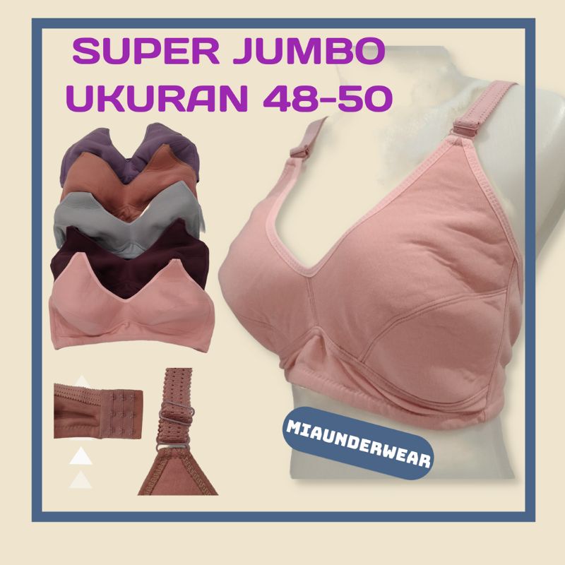 BH Sport Super Jumbo 48/50 Big Size Over LD 150cm Bra Pakaian Dalam - 50 di  Azza-shops | Tokopedia