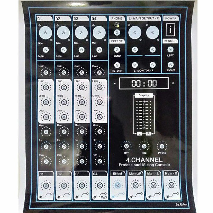 Jual Stiker Mixer 4ch | Shopee Indonesia