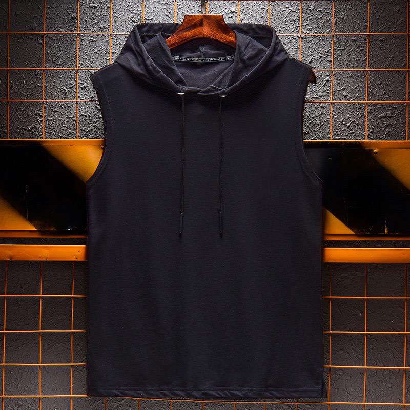 Jual BS COD KAOS HOODIE POLOS BAJU TANPA LENGAN FASHION PRIA GOOD