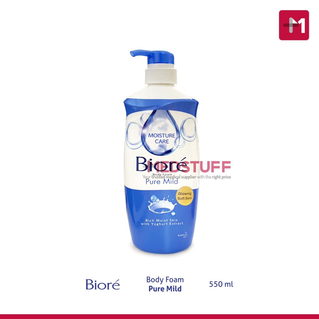 Jual Biore Body Foam 550ml Botol Sabun Mandi Cair Sabun Biore 550ml ...