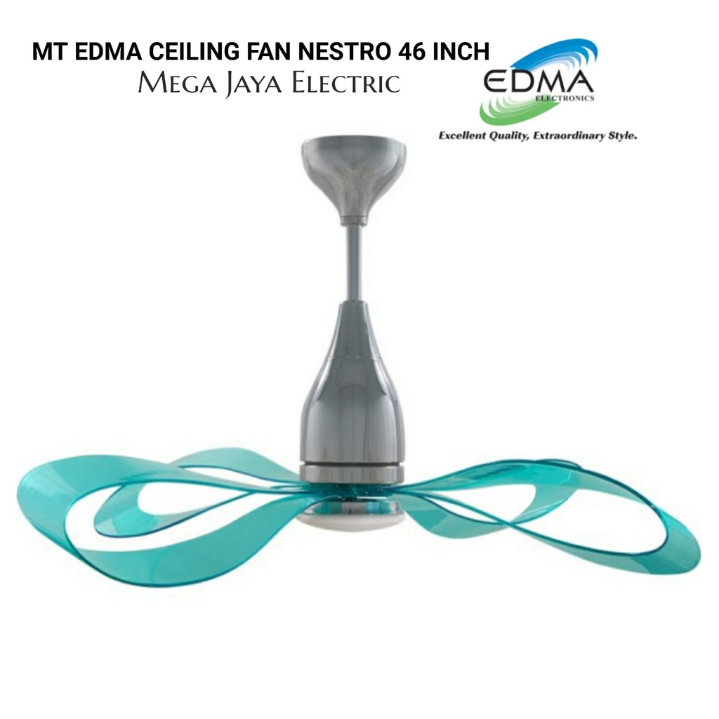 Jual MT EDMA CEILING FAN NESTRO 46 INCH DC REMOTE CONTROL / KIPAS LAMPU ...