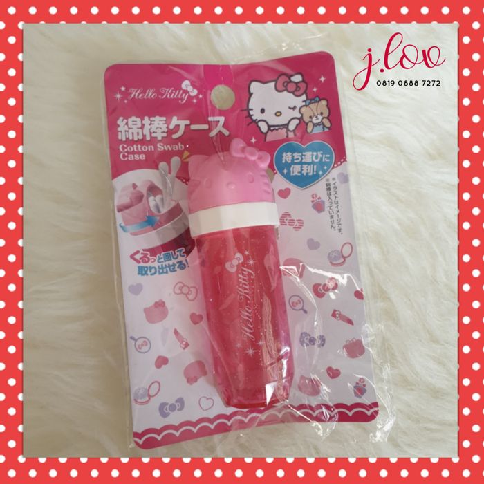 Jual E56Ryghr5 Cotton Swab Case / Tempat Cotton Bud Hello Kitty
