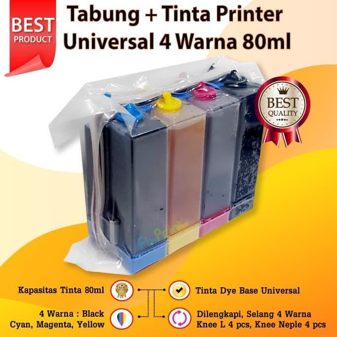 Jual Tabung Infus Tinta Printer Canon Epson Brother Universal Ink 80ml Shopee Indonesia 5149