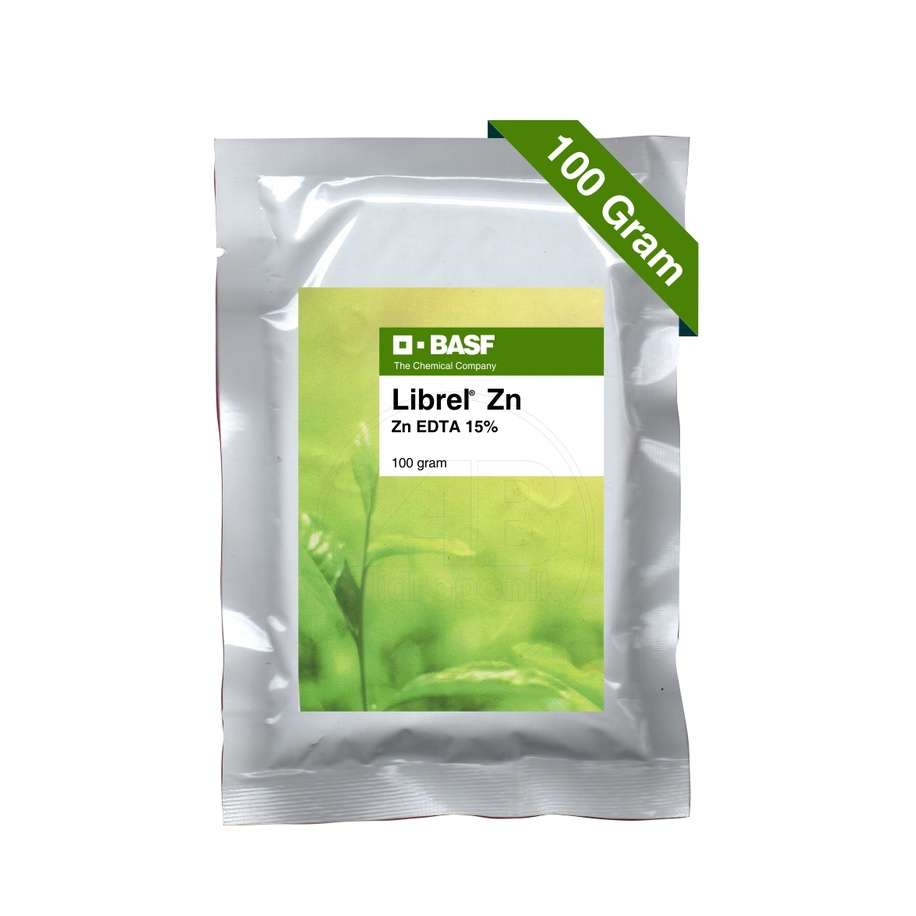 Jual Pupuk Mikro Librel Zinc Zn EDTA Chelate 15% BASF 100 Gram | Shopee ...