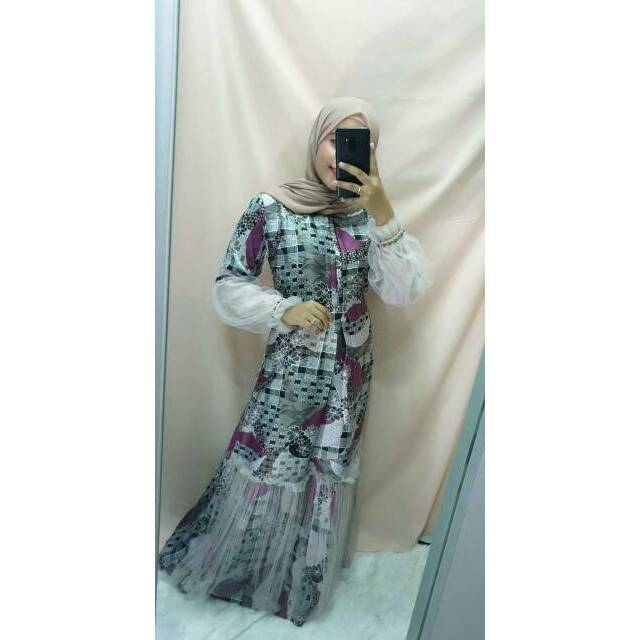 Jual Syafa Dress Referensi Syahla Kaleela | Shopee Indonesia