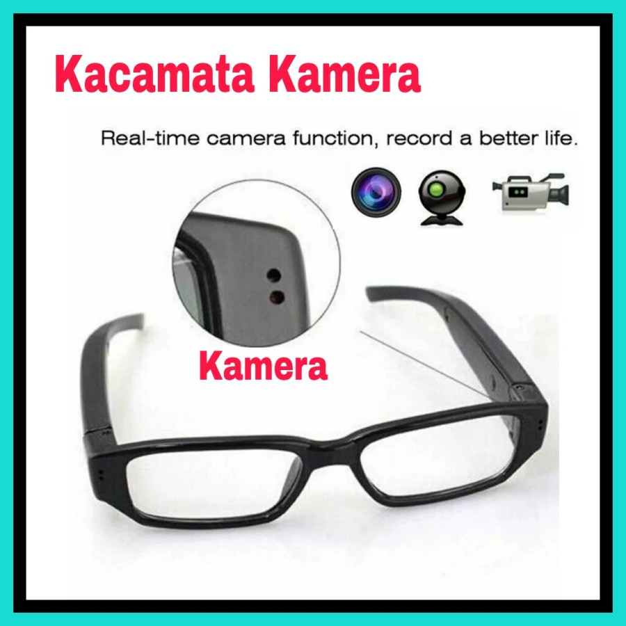 Jual HT-Kacamata Kamera Spy Camera Smart Glasses Recorder Mini Cam ...