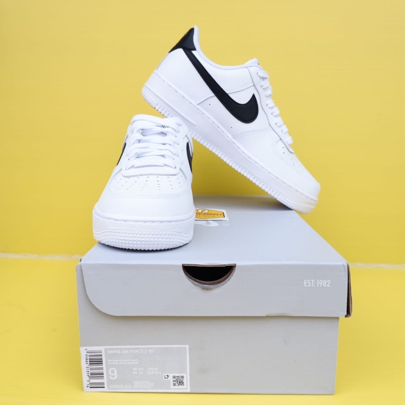 Jual [RESMI] Air Force 1 White Black ORIGINAL // sepatu af1 putih hitam ...