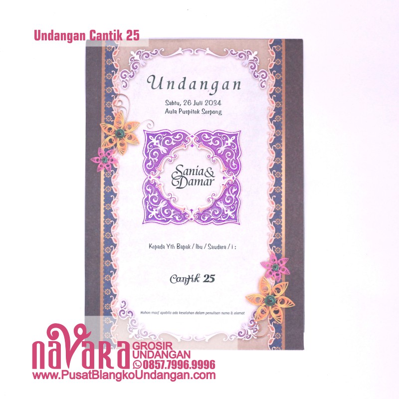 Jual Blangko Undangan Cantik 25 | Shopee Indonesia
