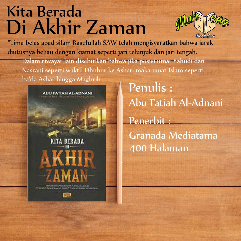 Jual Buku Kita Berada Di Akhir Zaman (New) - Granada Mediatama ...