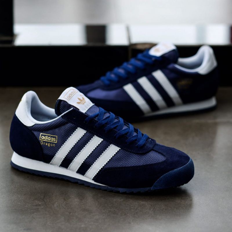 Adidas dragon deals navy white