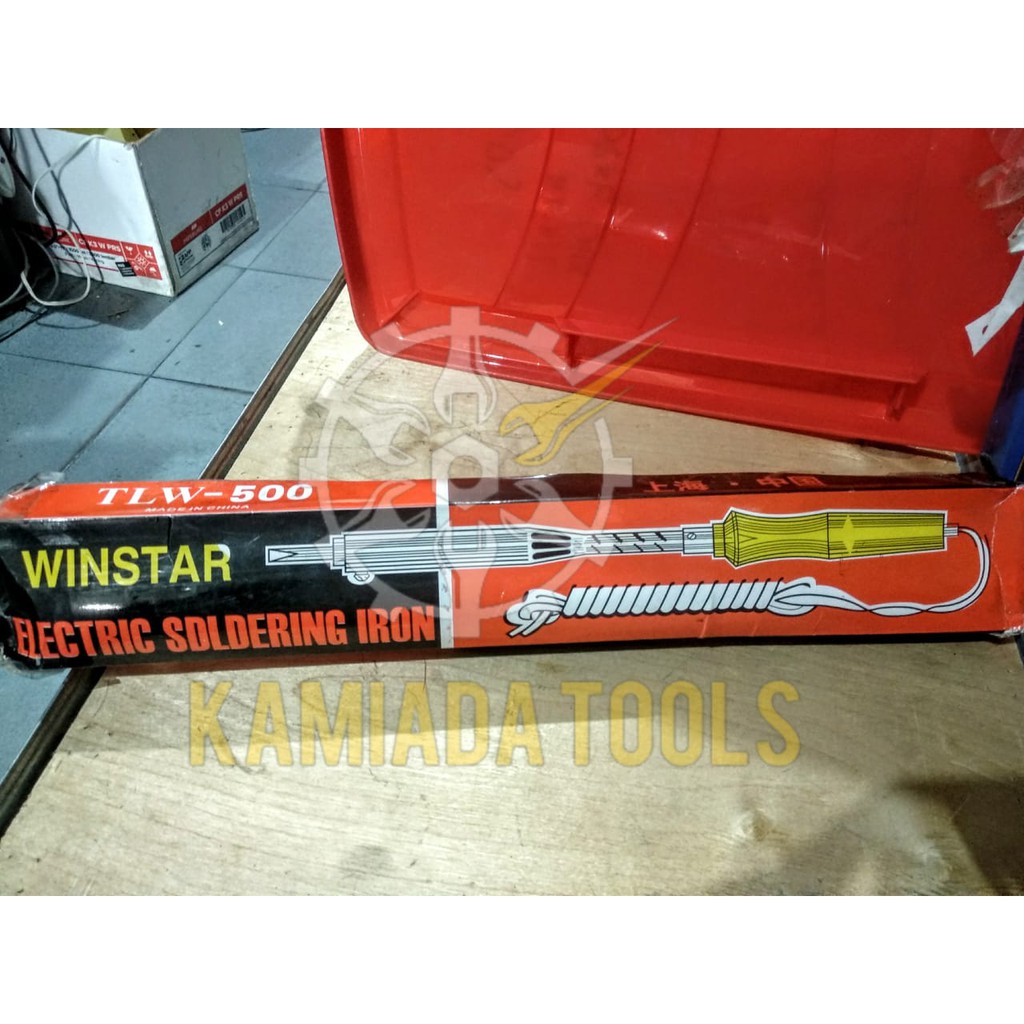 Jual Solder Listrik Gagang Kayu 500 Watt/ Electirc Soldering Iron 500