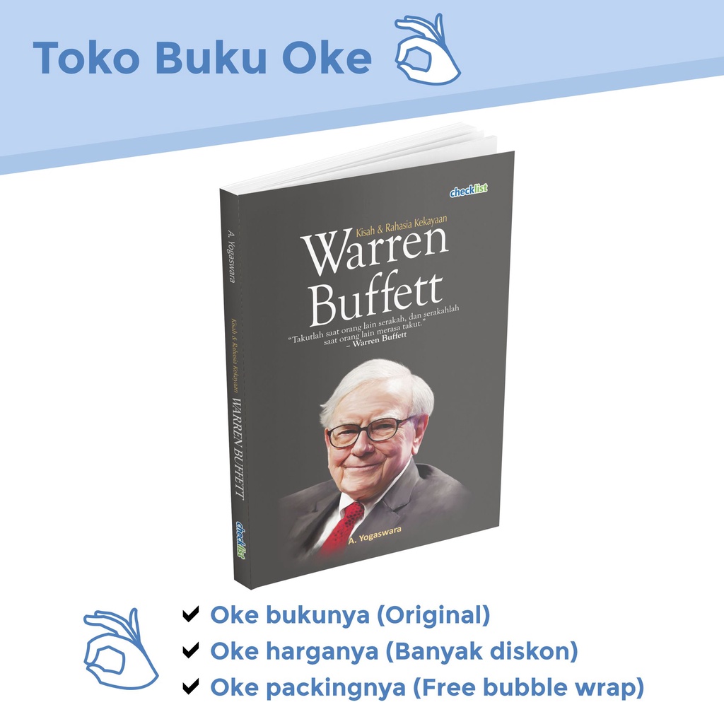 Jual Buku Motivasi Kisah & Rahasia Kekayaan Warren Buffett | Shopee ...