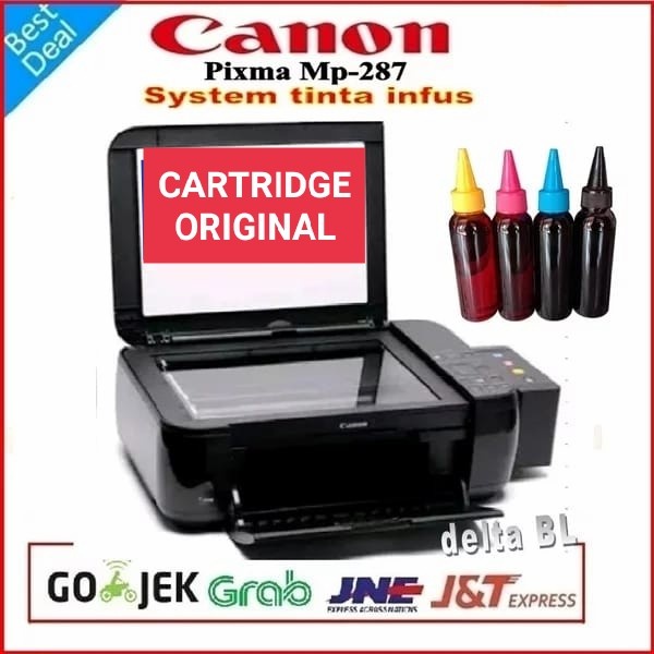 Jual Printer Canon Mp287 All In One Print Scan Dan Foto Copy Full Color Shopee Indonesia 8899