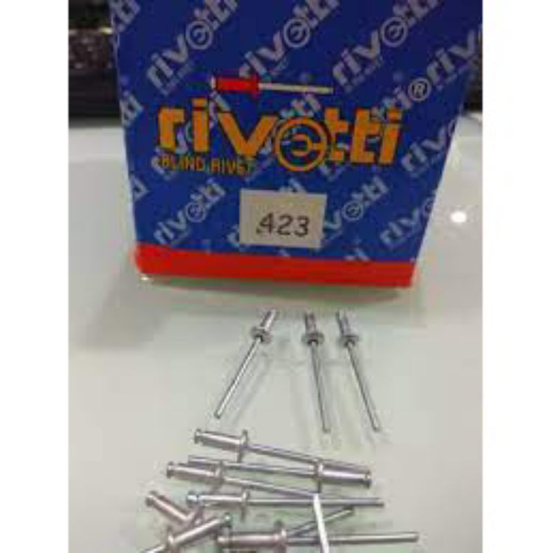 Jual Paku Rivet Rivetti Type 423 & 440 (1000 pcs) - Kuat & Tahan Lama ...