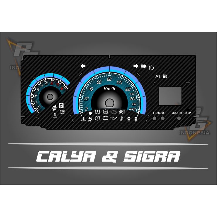 Jual papan speedometer custom calya dan sigra panel spido meter sigra ...