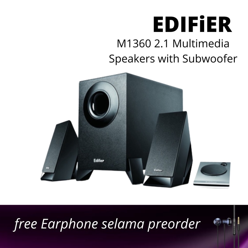 Jual Speaker Edifier M1360 2.1 Multimedia with Subwoofer Shopee Indonesia