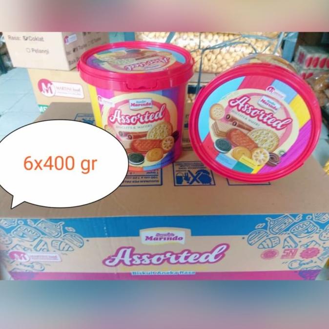 Jual Favorit] Biskuit & Wafer Assorted Marindo 400gr | Shopee Indonesia