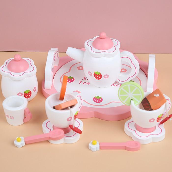 Jual Mother Garden Tea Time Set mainan edukasi anak kayu wooden toys