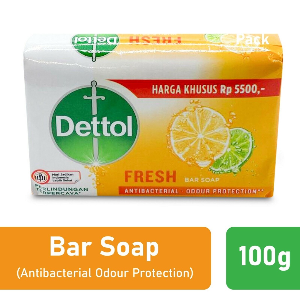 Jual SALE DETTOL SABUN BATANG FRESH 100 GR Shopee Indonesia