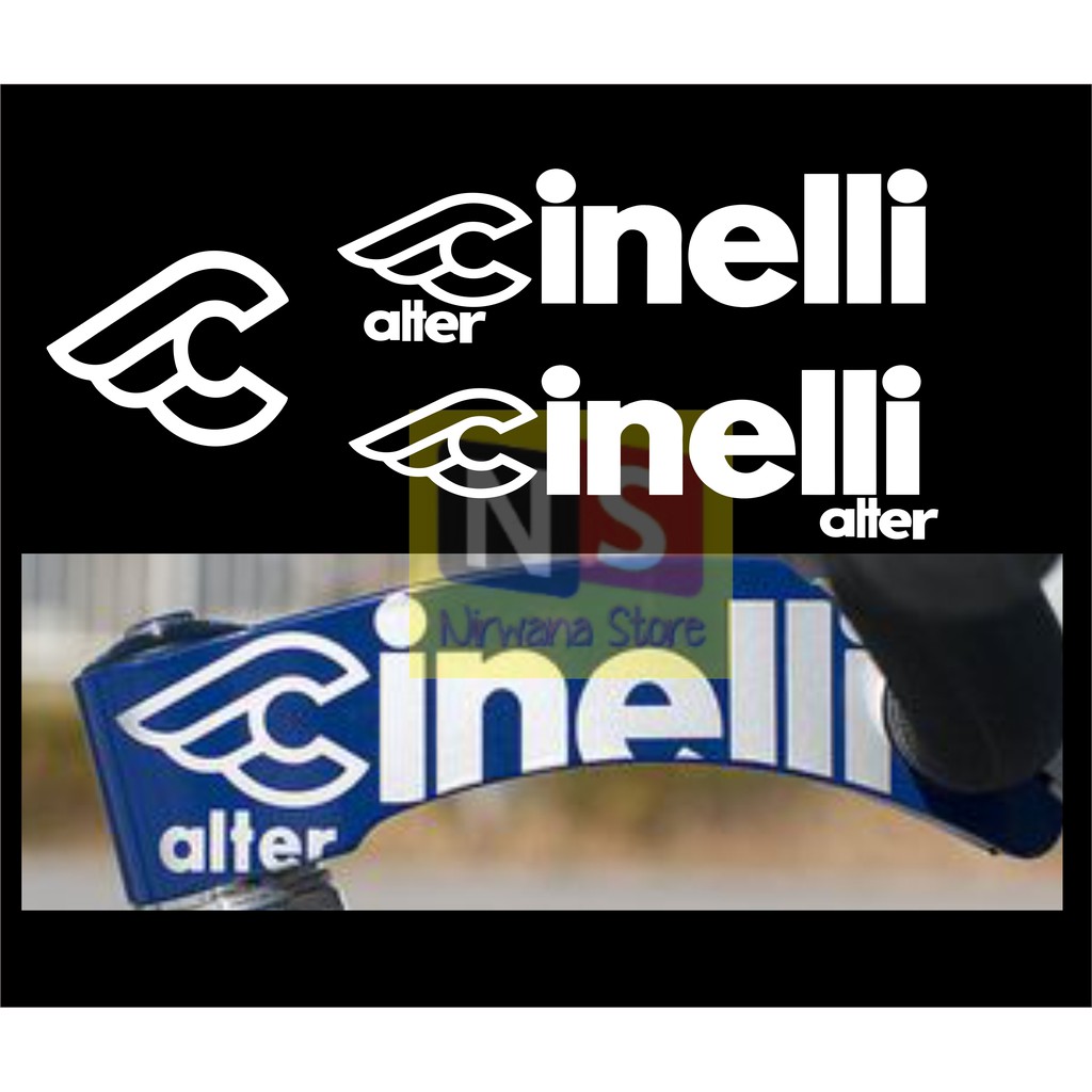 Jual stiker stem cinelli alter sticker mtb fixie roadbike | Shopee ...