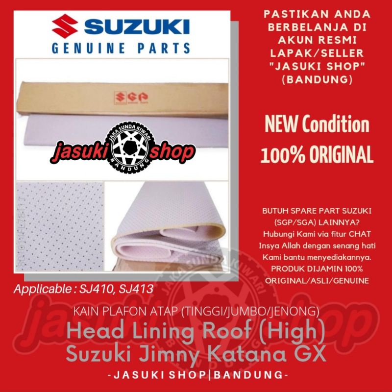 Jual Head Lining Roof Kain Plafon Atap Jenong Trepes Suzuki Jimny