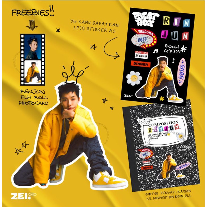Jual NCT DREAM Beatbox Deco Sticker Set ukuran A5 | Shopee Indonesia