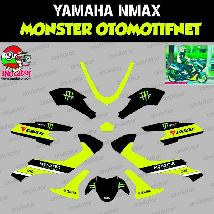 Jual Sticker Striping Motor Stiker Yamaha Nmax Monster Otomotifnet Spec ...