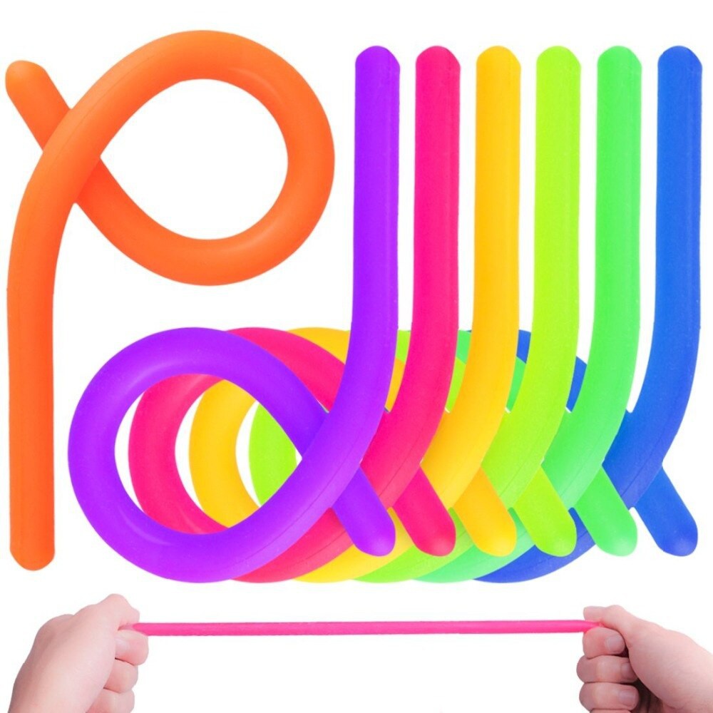 Jual 7Pack Stretchy String Fidget Sensory Toys - Relieve Stress, and ...