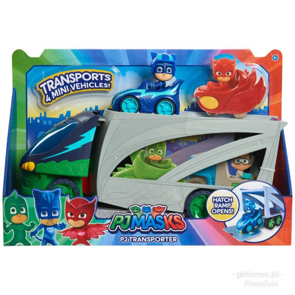 Jual PJ Masks Transporter Mainan Mobil Figure Super Hero Vehicle Toy