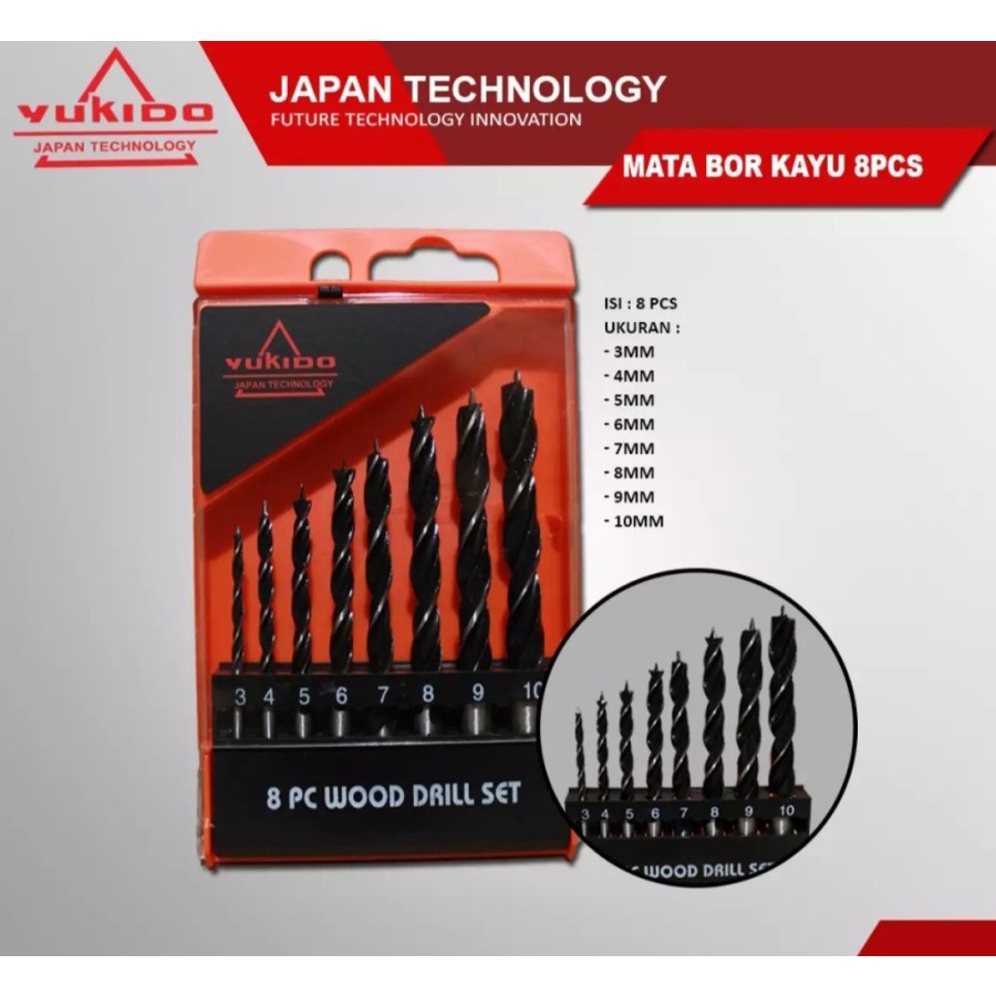 Jual Mata Bor Besi Dan Kayu Hss Drill Bits Set Pcs Fujiyama Shopee Indonesia