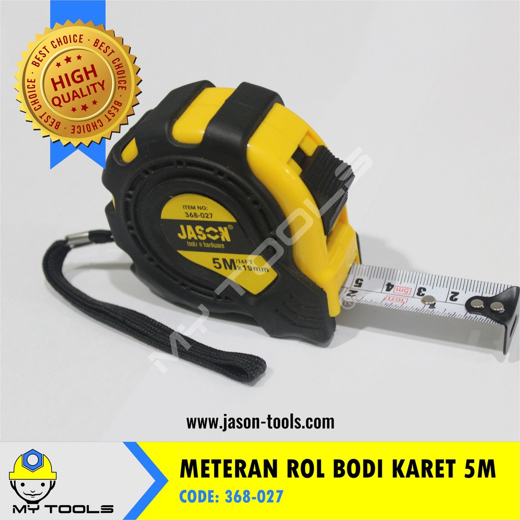 Jual Meteran Rol Bodi Karet Jason Shopee Indonesia