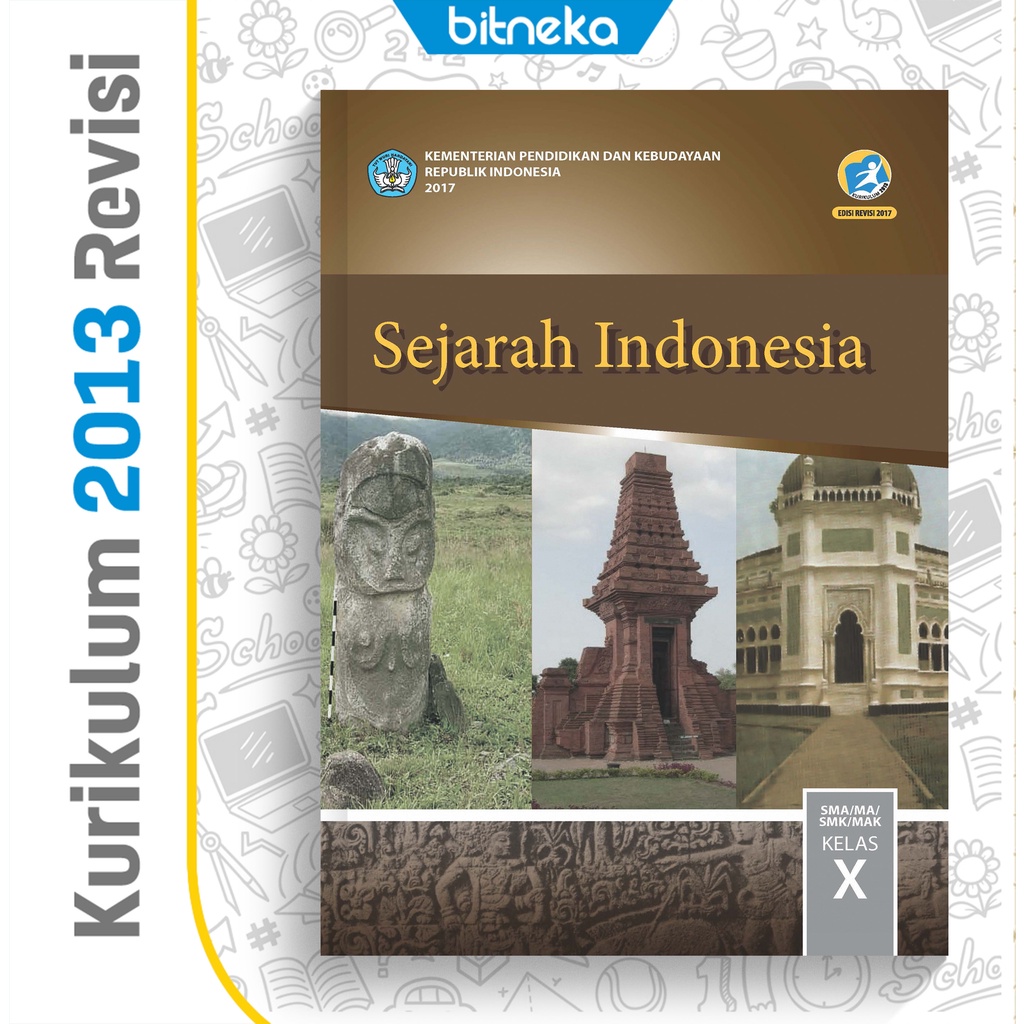 Jual Buku Sejarah Indonesia SMA Kelas 10 K13 Revisi Terbaru | Shopee ...