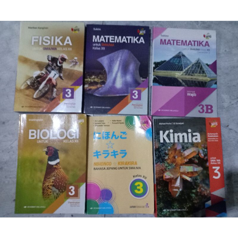 Jual Buku Paket Erlangga Sma Kelas 3 Fisika Matematika Peminatan Matematika Wajib 3b Kimia 0183