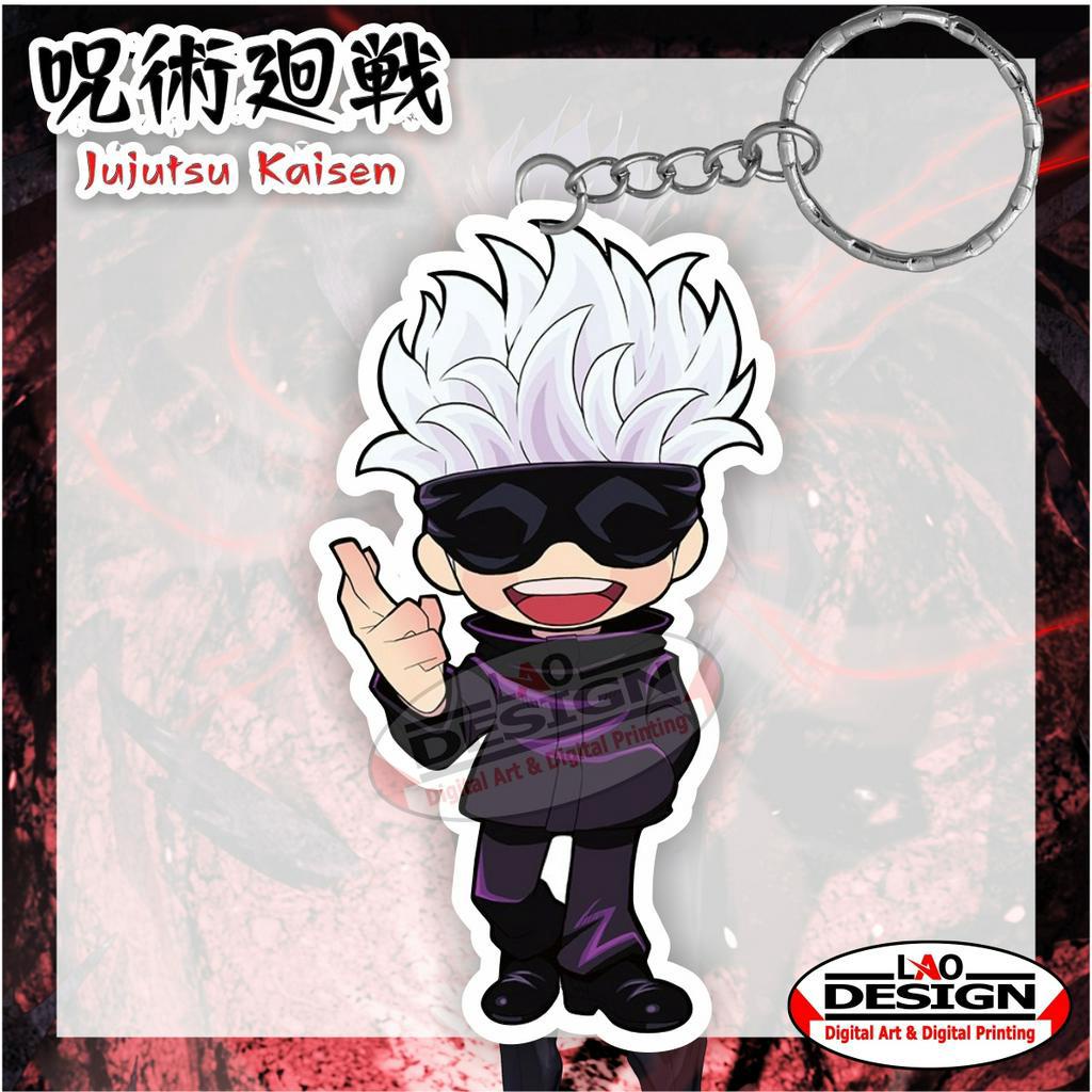 Jual Gantungan Kunci GOJO SATORU Jujutsu Kaisen - Gantungan Kunci ...