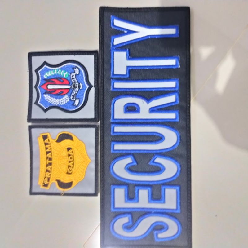 Jual Logo Atribut Security Logo Bordir Timbul Shopee Indonesia