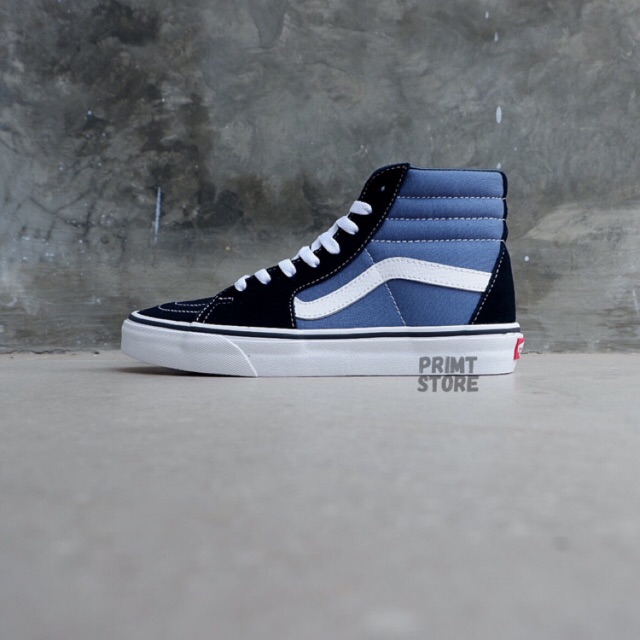 Jual Vans Sk8 Hi Classic Navy Shopee Indonesia